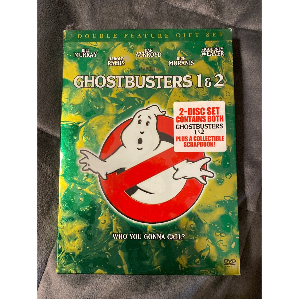 Ghostbusters 1 & 2 Double Feature DVD Gift Set 2-Disc Collectible Scrapbook
0221